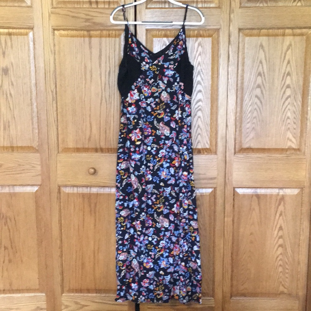 Paisley print maxi dress